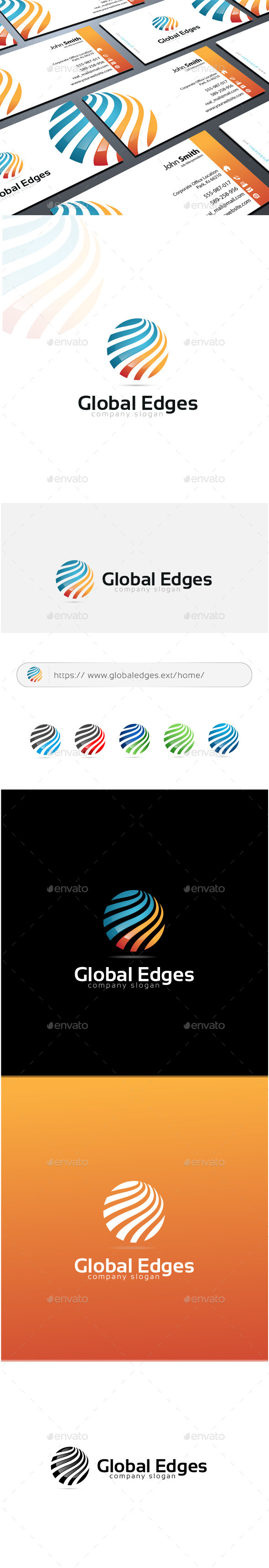 GraphicRiver Global Edges Logo 11334621 GraphicRiver Global Edges Logo 11334621