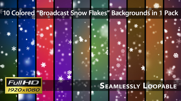 Broadcast Snow Flakes Pack 01 Broadcast Snow Flakes Pack 01