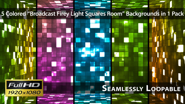 Broadcast Firey Light Squares Room Pack 01 Broadcast Firey Light Squares Room Pack 01