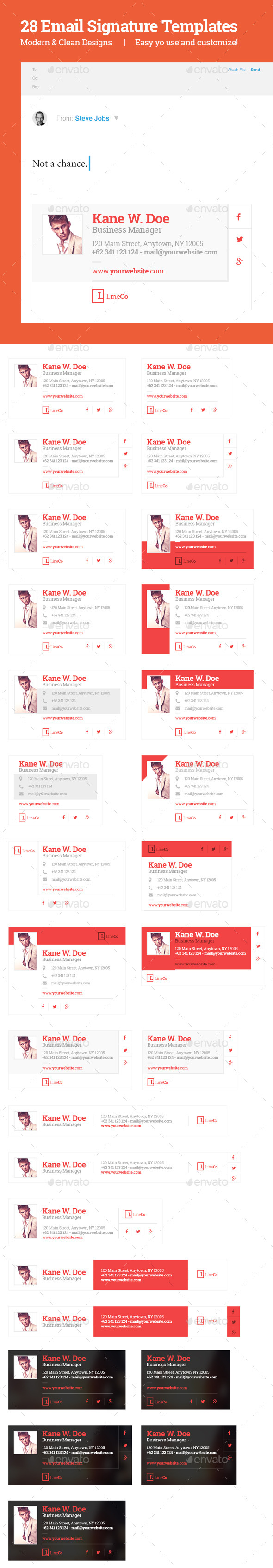 GraphicRiver 28 Email Signature 11335974 GraphicRiver 28 Email Signature 11335974