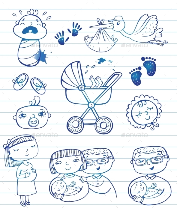 GraphicRiver Infant Doodle Icon Set 11336638 GraphicRiver Infant Doodle Icon Set 11336638