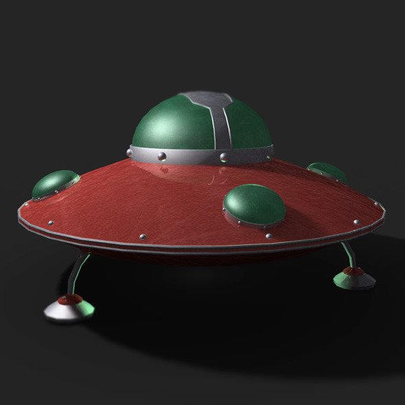 3DOcean Retro UFO Model 11336753 3DOcean Retro UFO Model 11336753