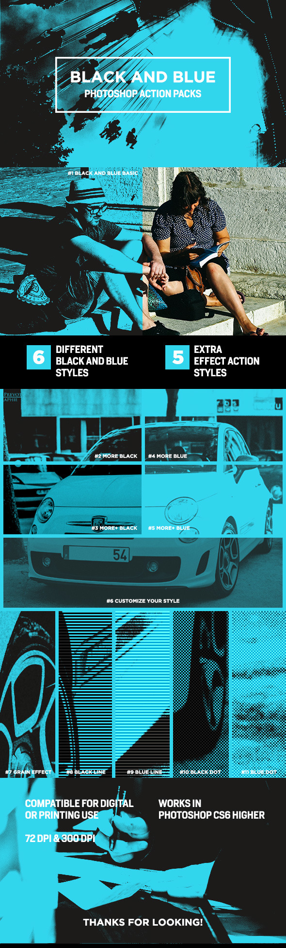 GraphicRiver Black and Blue Photoshop Action 11336867 GraphicRiver Black and Blue Photoshop Action 11336867
