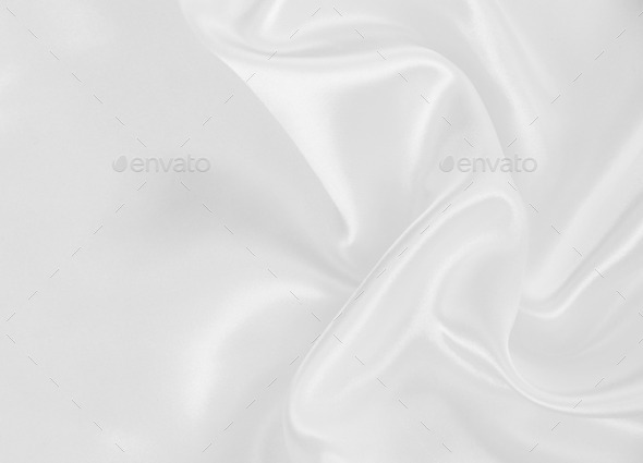 Smooth elegant white silk or satin texture as wedding background (Misc) Photo Download