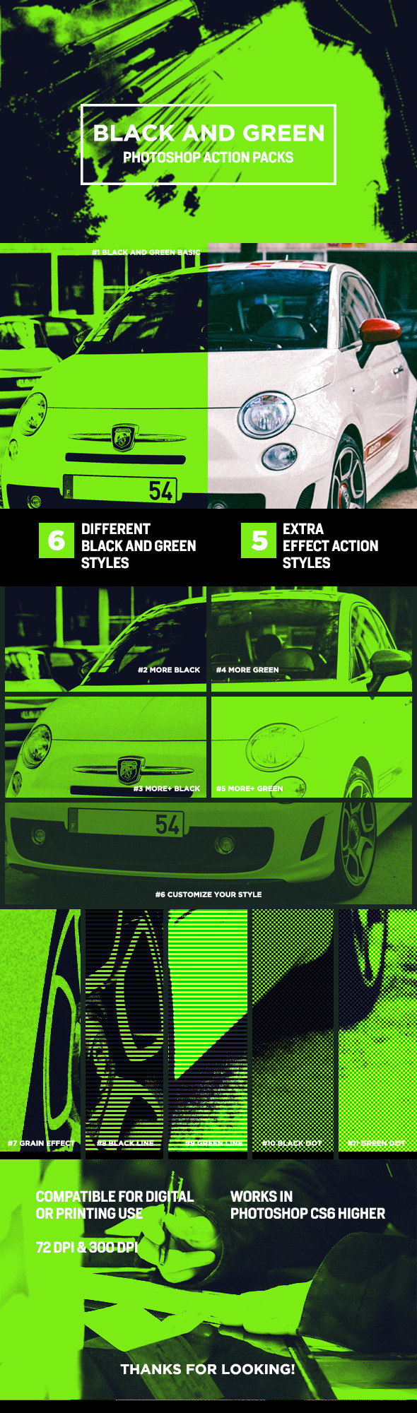 GraphicRiver Black and Green Photoshop Action 11337072 GraphicRiver Black and Green Photoshop Action 11337072