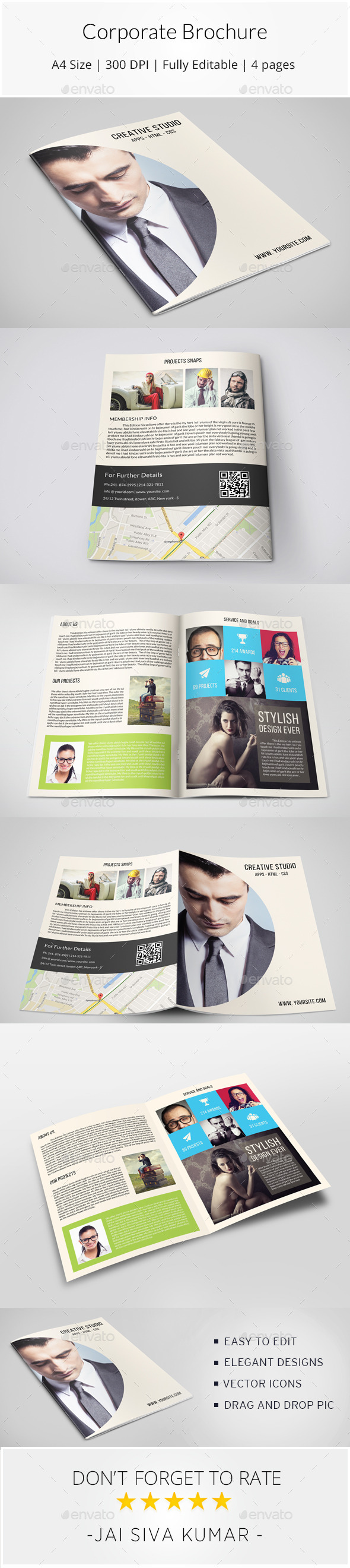 GraphicRiver Corporate Bifold Brochure 11337311 GraphicRiver Corporate Bifold Brochure 11337311