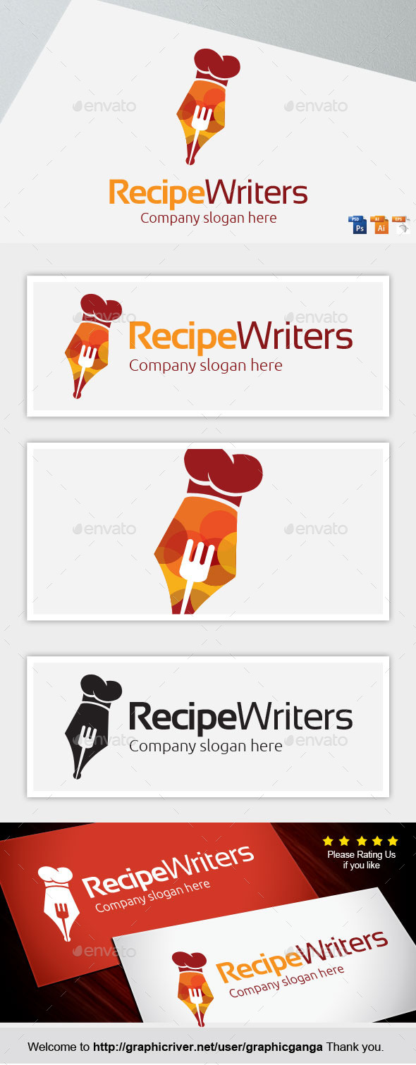 GraphicRiver Recipe Writers 11338091 GraphicRiver Recipe Writers 11338091