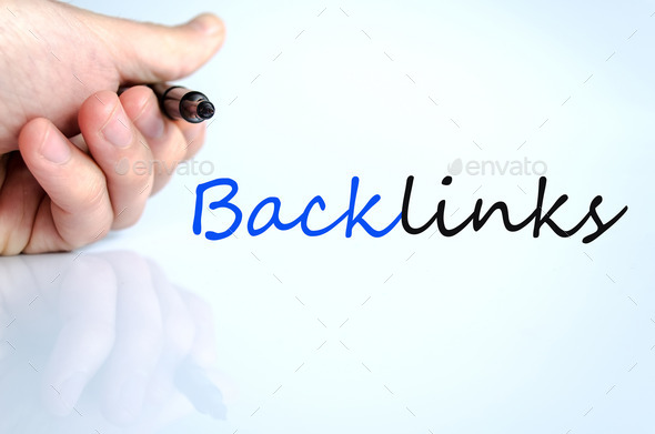 Pen in the hand backlinks concept (Misc) Photo Download