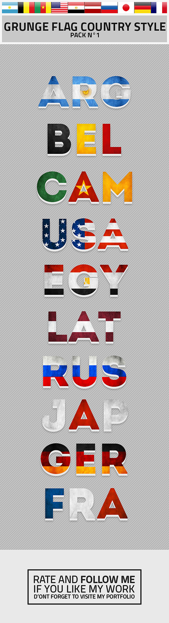 GraphicRiver Grunge Flag Country Style Pack 1 11340523 GraphicRiver Grunge Flag Country Style Pack 1 11340523