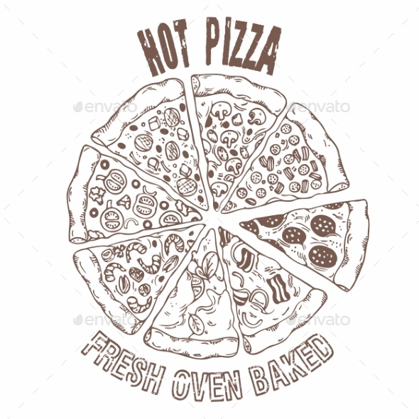 GraphicRiver Set of Different Slices of Pizza 11341576 GraphicRiver Set of Different Slices of Pizza 11341576