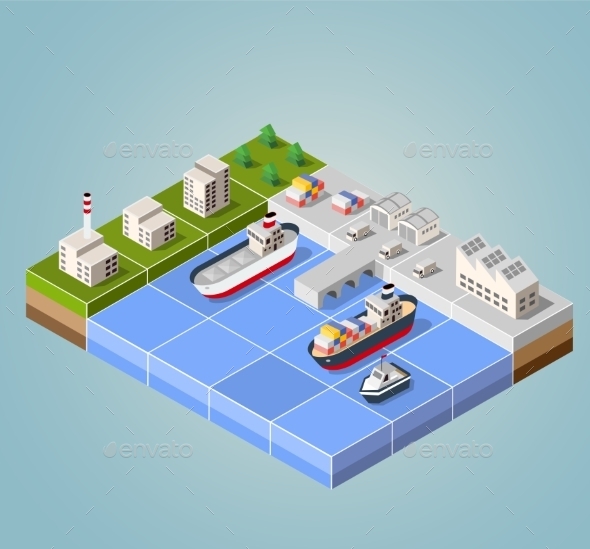 GraphicRiver Seaport 11342063 GraphicRiver Seaport 11342063