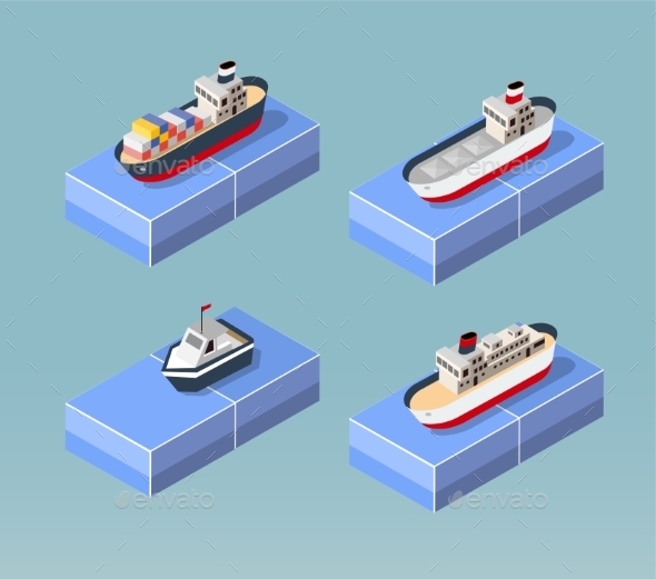 GraphicRiver Cargo Ships 11342071 GraphicRiver Cargo Ships 11342071