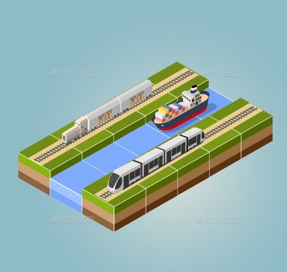 GraphicRiver High-Speed Train 11342092 GraphicRiver High-Speed Train 11342092
