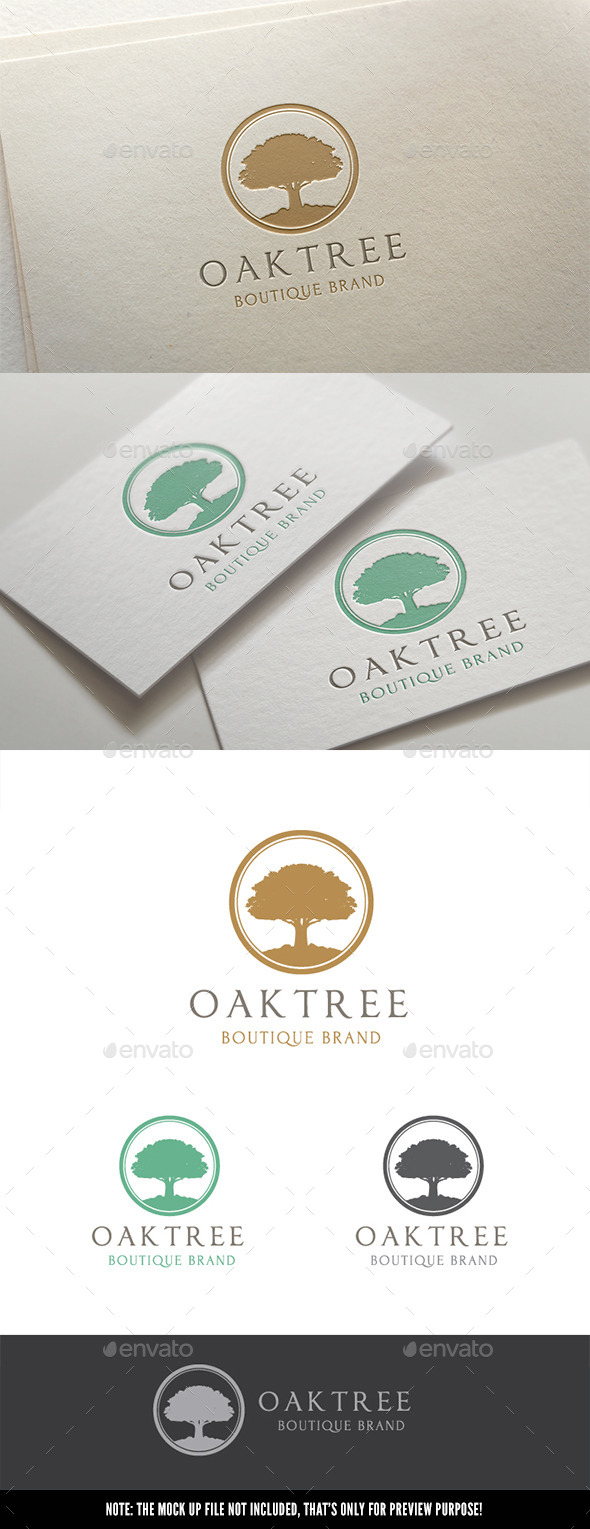 GraphicRiver Oak Tree 11349282 GraphicRiver Oak Tree 11349282