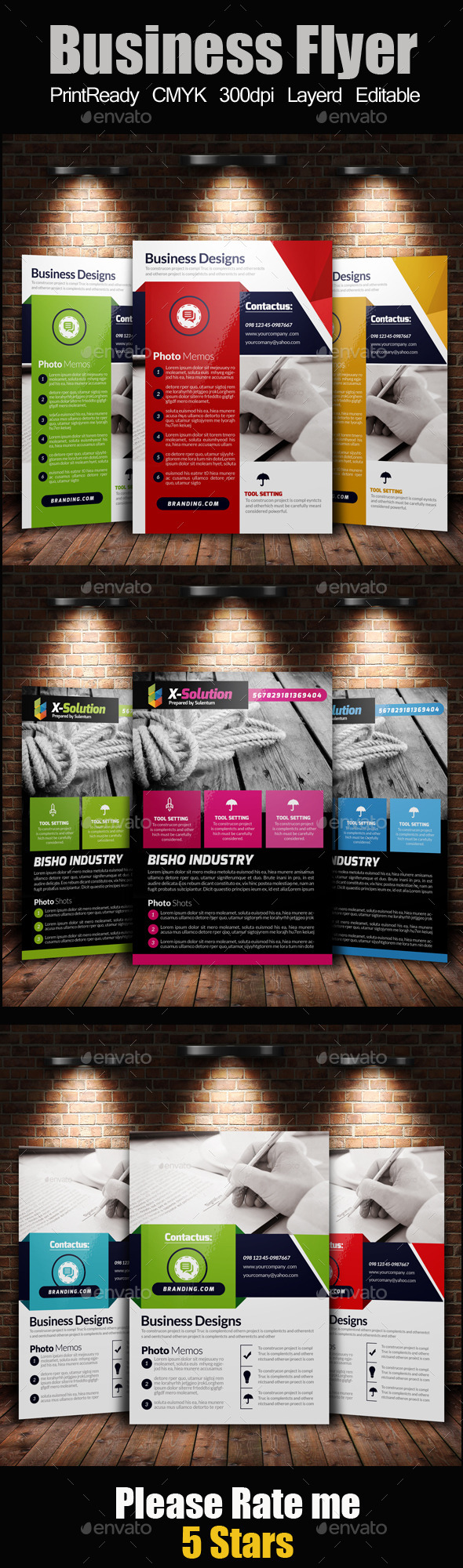 GraphicRiver A4 Business Flyer Template Bundle 11349940 GraphicRiver A4 Business Flyer Template Bundle 11349940