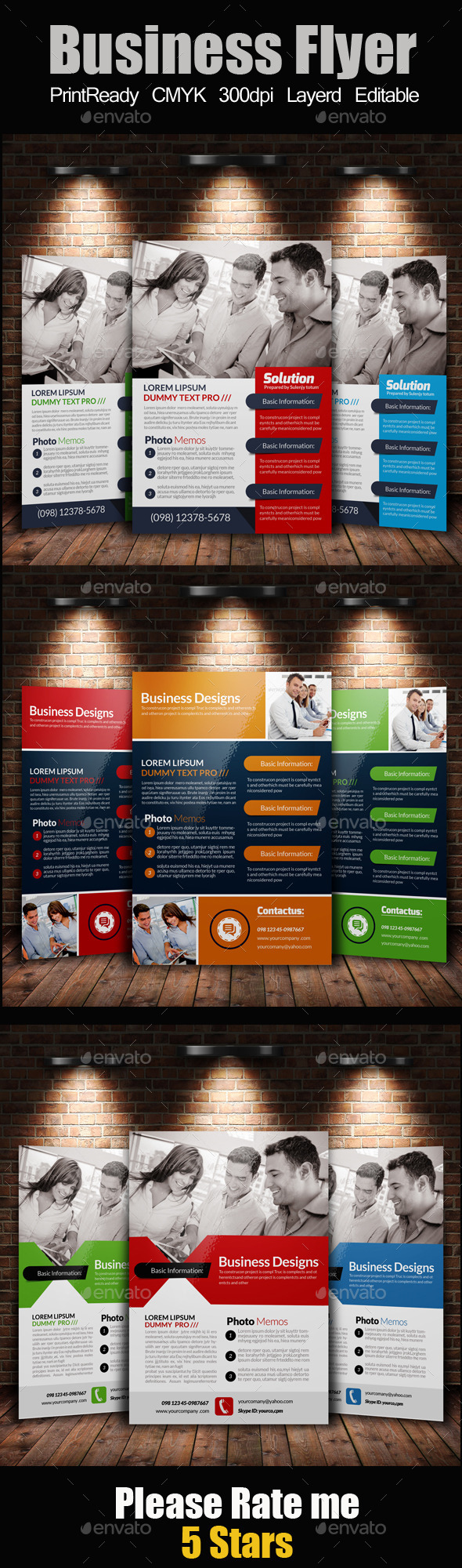 GraphicRiver A4 Business Flyer Template Bundle 11350151 GraphicRiver A4 Business Flyer Template Bundle 11350151