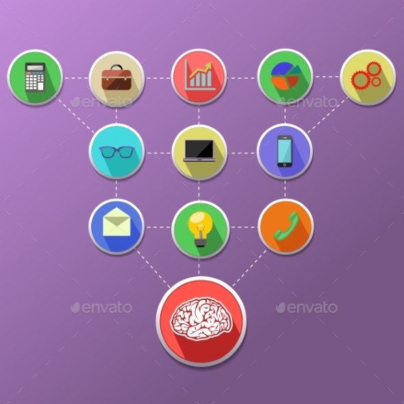 GraphicRiver Concept Of Business Process Management 11352096 GraphicRiver Concept Of Business Process Management 11352096