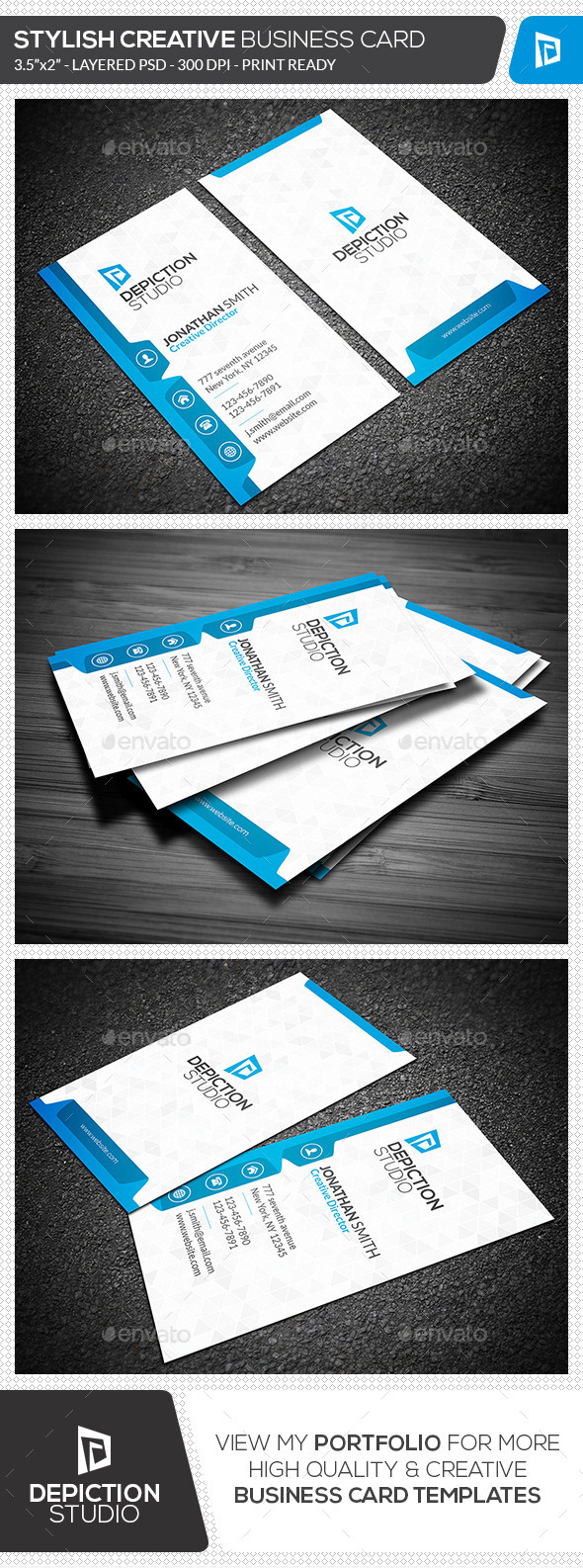 GraphicRiver Stylish Creative Business Card 11352145 GraphicRiver Stylish Creative Business Card 11352145