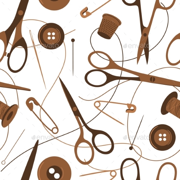 GraphicRiver Seamless Background Pattern Of Sewing Accessories 11352261 GraphicRiver Seamless Background Pattern Of Sewing Accessories 11352261