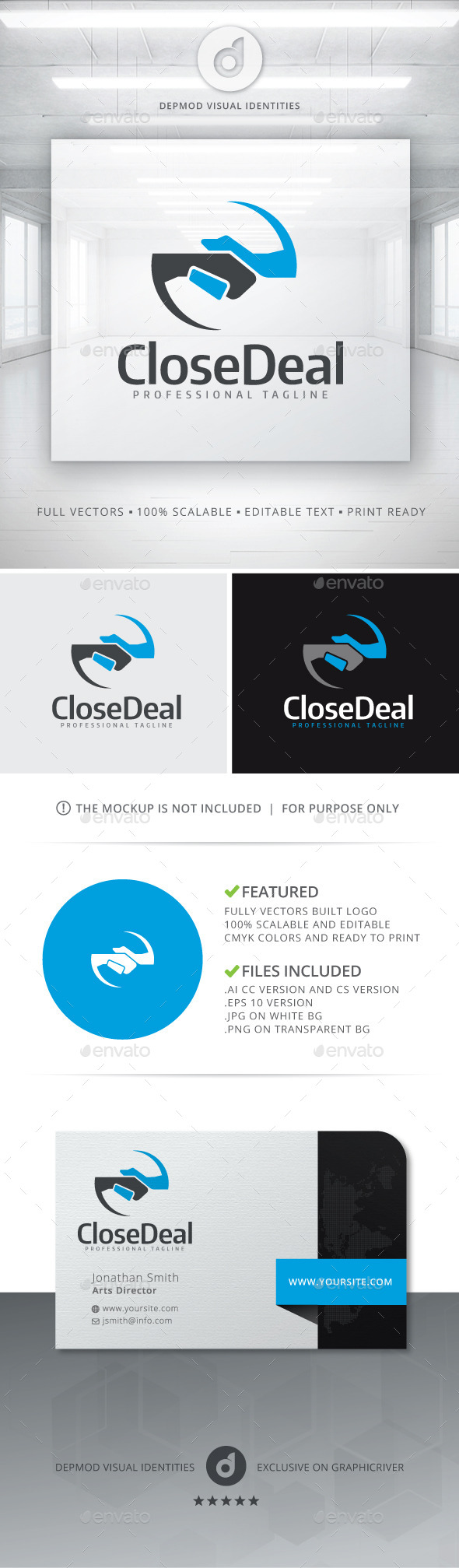 GraphicRiver Close Deal Logo 11354342 GraphicRiver Close Deal Logo 11354342