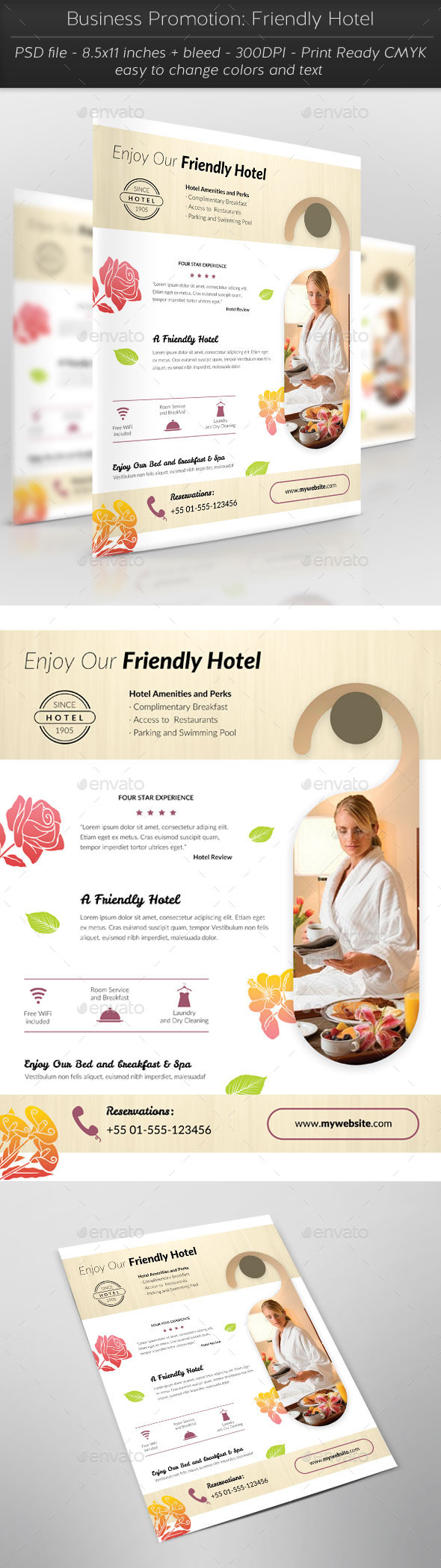 Business Promotion: Friendly Hotel (Flyers)