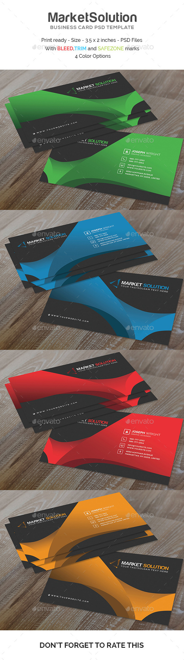 Market Solution - Business Card Template (Corporate)