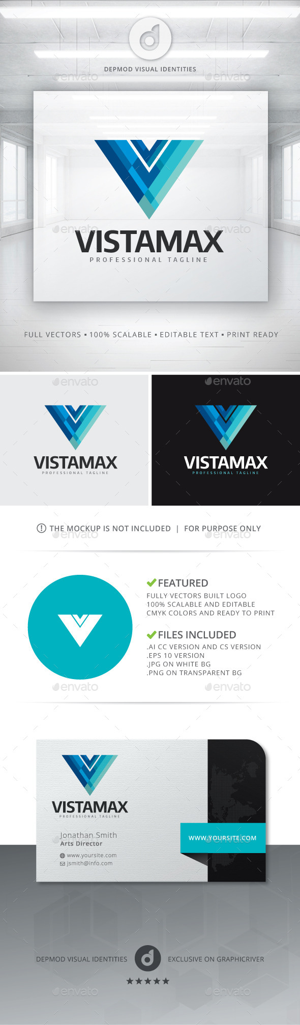 GraphicRiver Vistamax Logo 11357002 GraphicRiver Vistamax Logo 11357002