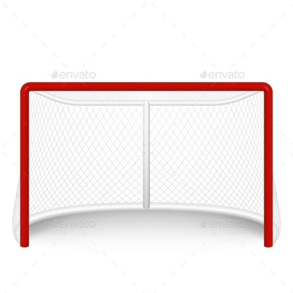 GraphicRiver Vector Red Hockey Goal Net Isolated On White 11357528 GraphicRiver Vector Red Hockey Goal Net Isolated On White 11357528