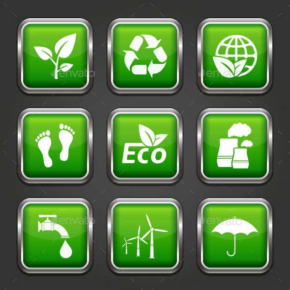 GraphicRiver Ecology and Recycle Web Buttons 11357762 GraphicRiver Ecology and Recycle Web Buttons 11357762