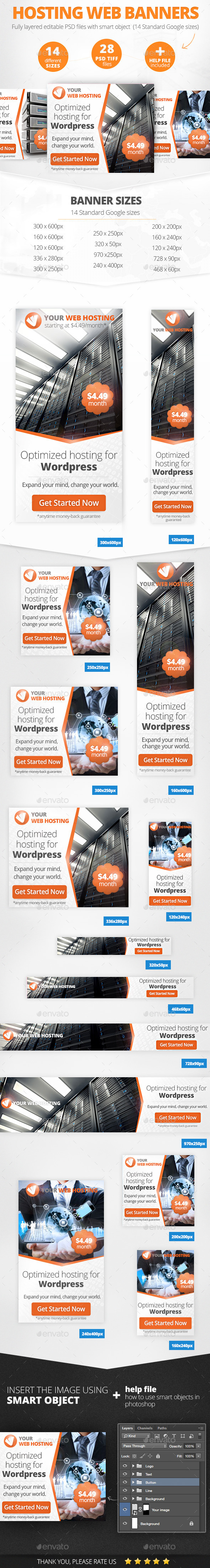 GraphicRiver Web hosting Banners 11358322 GraphicRiver Web hosting Banners 11358322