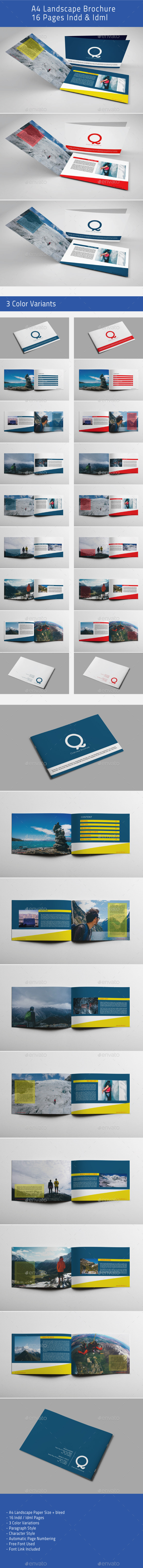 GraphicRiver A4 Landscape Brochure 11361188 GraphicRiver A4 Landscape Brochure 11361188