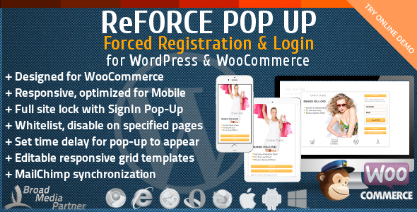 Download ReForce - User Registration Pop-Up