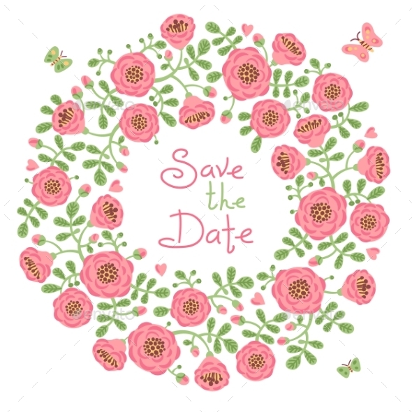 GraphicRiver Save the Date Invitation 11363427 GraphicRiver Save the Date Invitation 11363427
