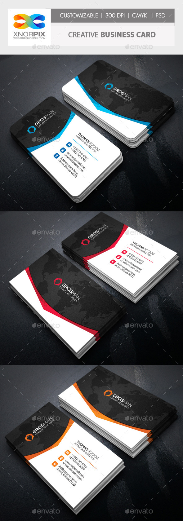 GraphicRiver Creative Business Card 11363645 GraphicRiver Creative Business Card 11363645
