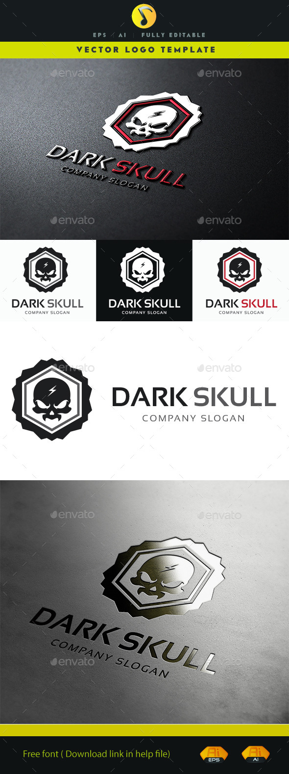 GraphicRiver Dark Skull V.2 11363678 GraphicRiver Dark Skull V.2 11363678