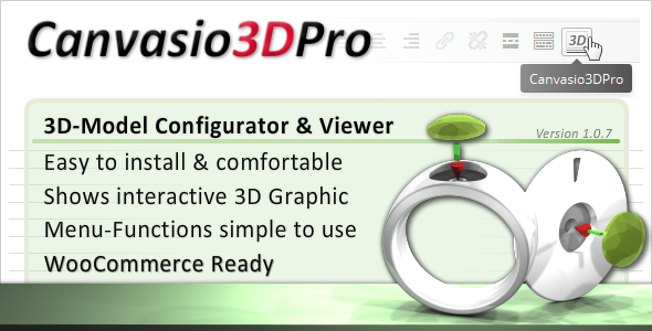CodeCanyon 3D-Model Configurator & Viewer Canvasio3DPro 10631027 CodeCanyon 3D-Model Configurator & Viewer Canvasio3DPro 10631027