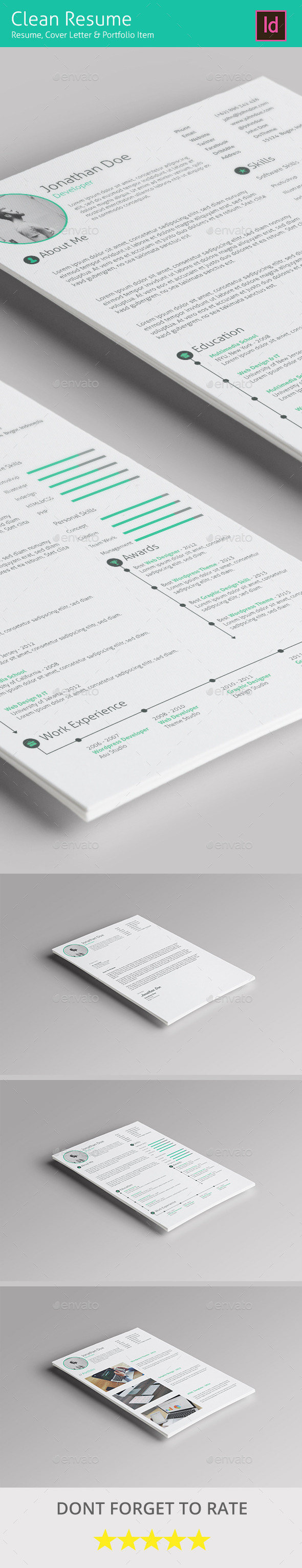 GraphicRiver Resume 11301617 GraphicRiver Resume 11301617