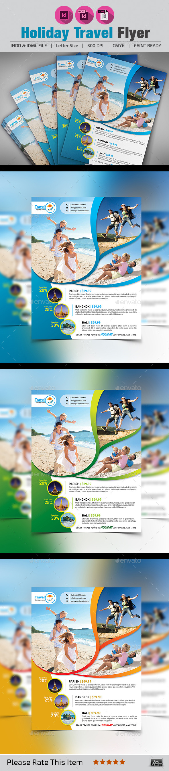 GraphicRiver Holiday Travel Flyer 11293844 GraphicRiver Holiday Travel Flyer 11293844