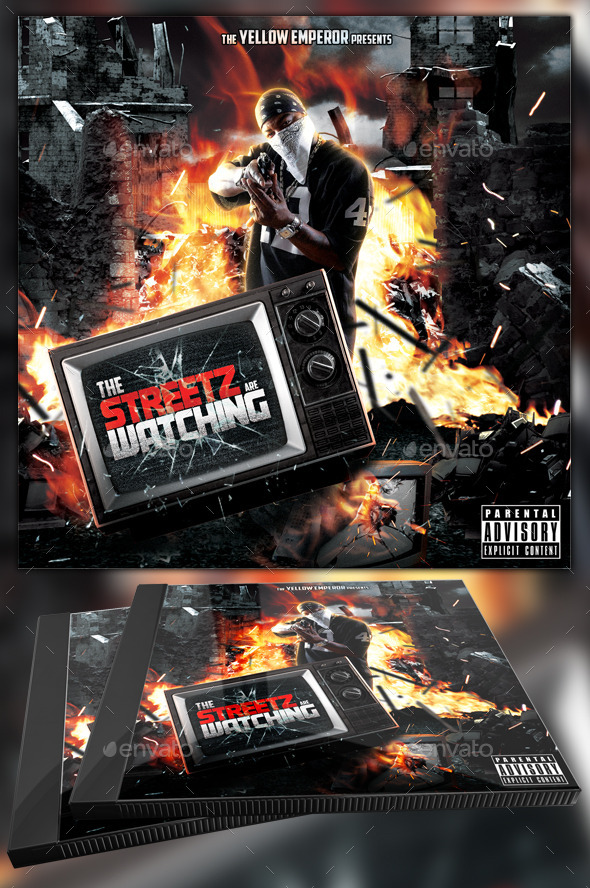 GraphicRiver Streetz are Watching Mixtape CD Template 11364139 GraphicRiver Streetz are Watching Mixtape CD Template 11364139