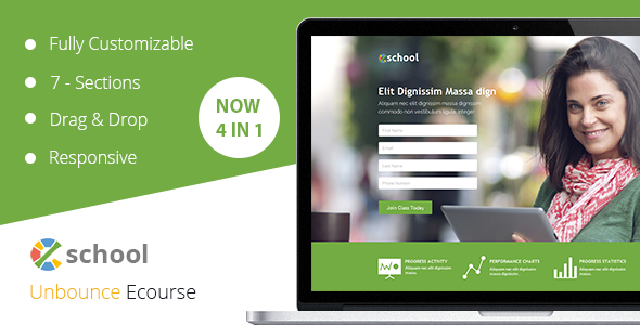 eSchool Unbounce Template