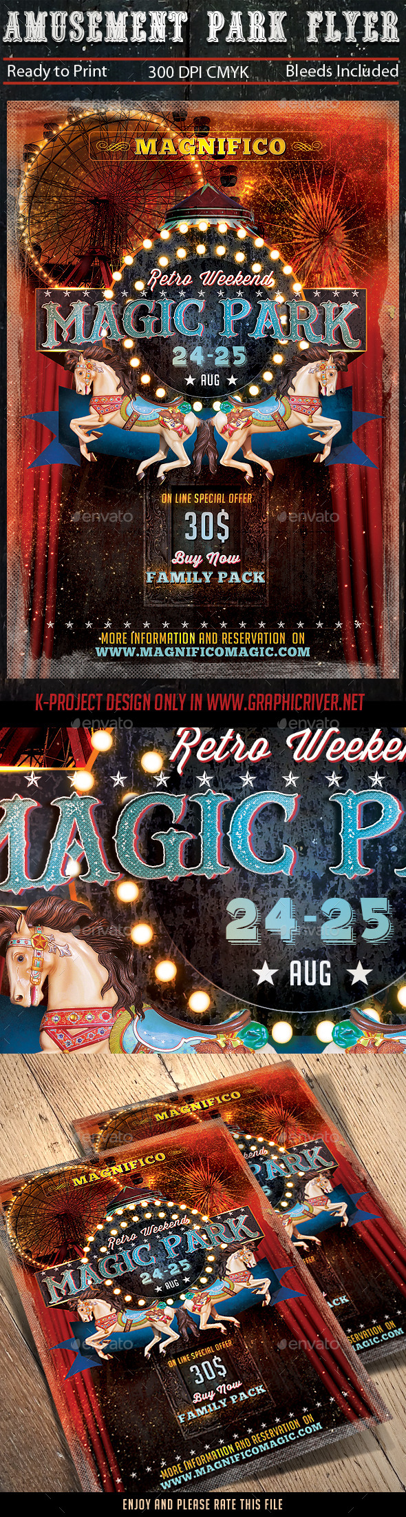 GraphicRiver Amusement Park Flyer v2 11364888 GraphicRiver Amusement Park Flyer v2 11364888