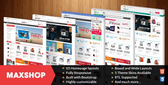 Maxshop - Multipurpose Responsive Prestashop Theme