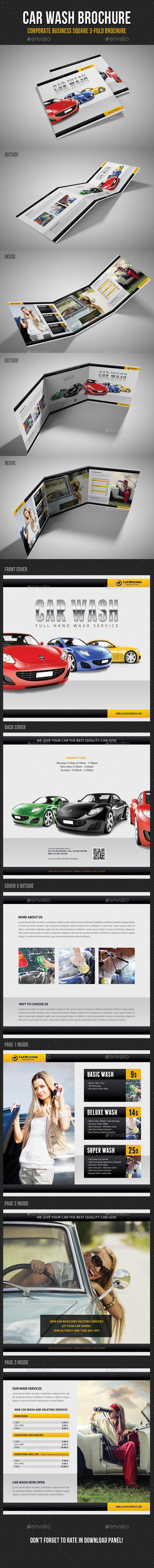 GraphicRiver Car Wash Square 3-Fold Brochure 01 11365621 GraphicRiver Car Wash Square 3-Fold Brochure 01 11365621