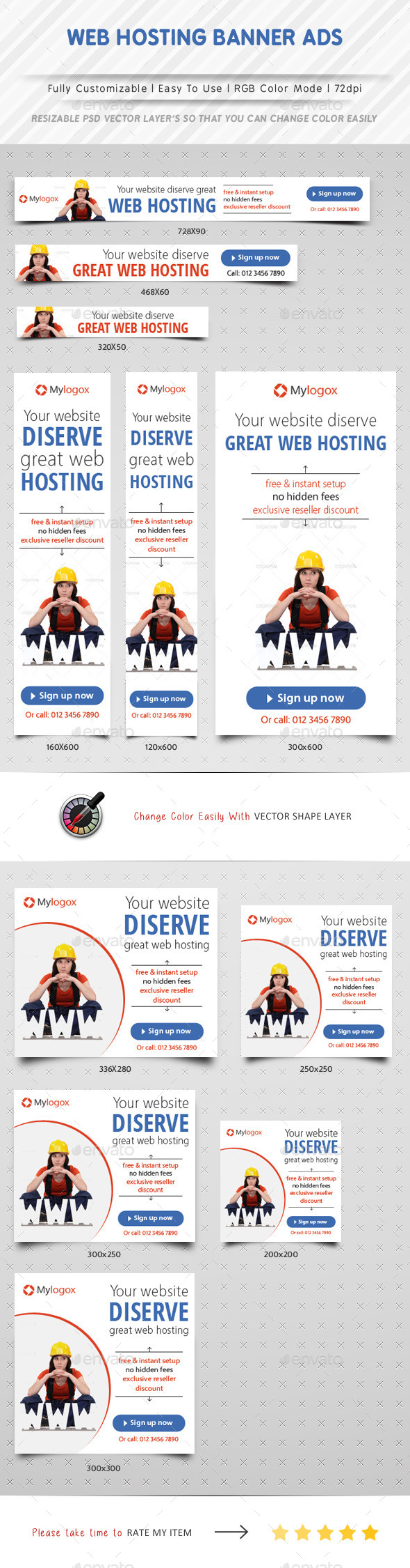 GraphicRiver Web Hosting Banner Ads 11366233 GraphicRiver Web Hosting Banner Ads 11366233