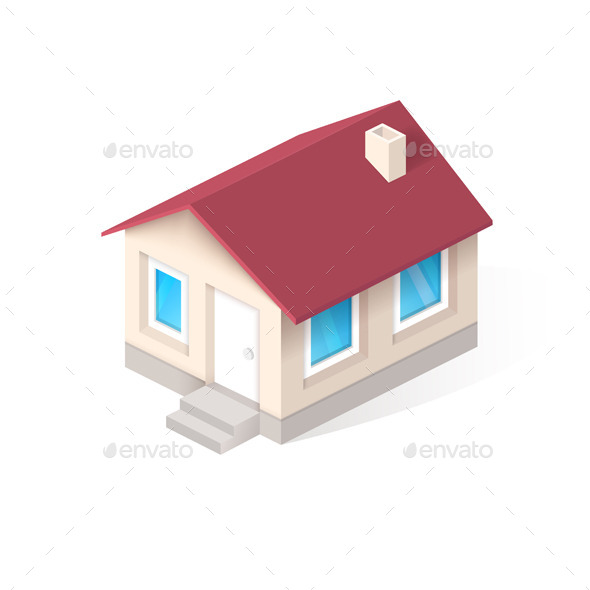 GraphicRiver House Isometric Icon 11366622 GraphicRiver House Isometric Icon 11366622