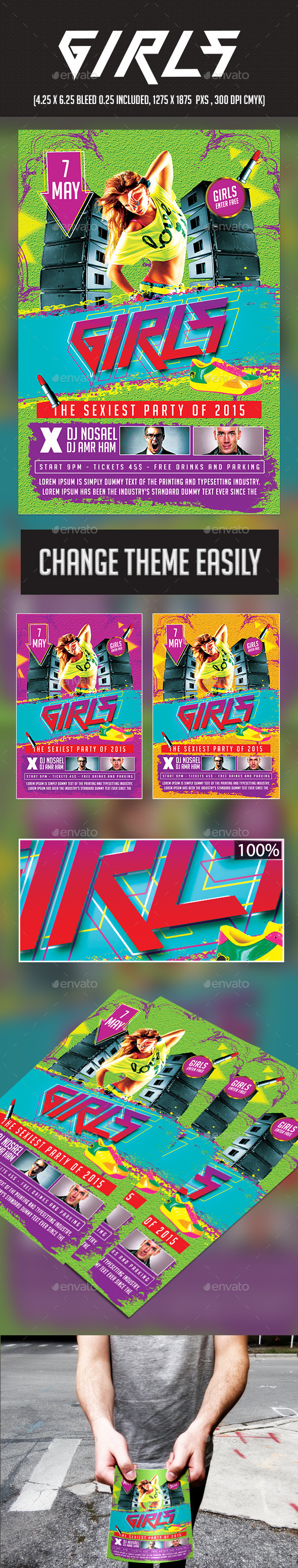 GraphicRiver Girls 11303561 GraphicRiver Girls 11303561