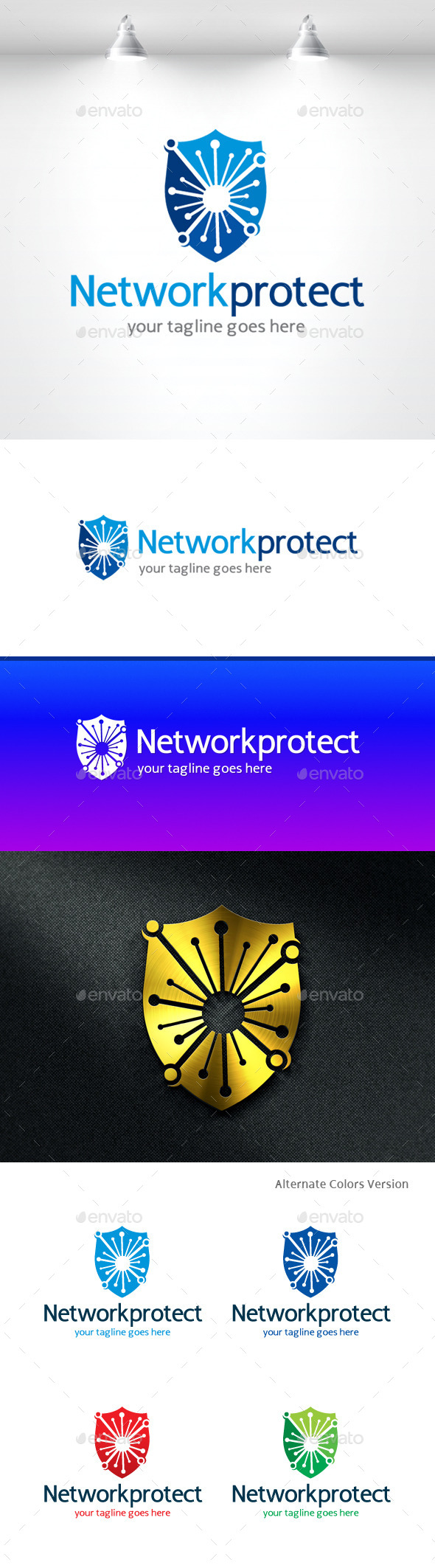 GraphicRiver Network Protect Logo 11368898 GraphicRiver Network Protect Logo 11368898