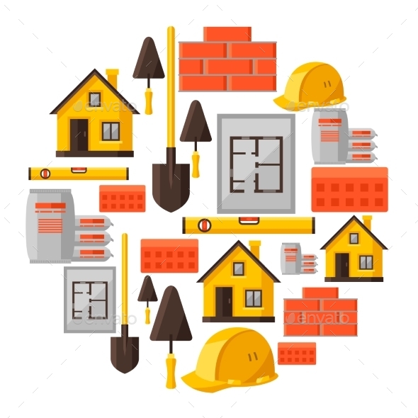 GraphicRiver Industrial Background Design With Housing 11369576 GraphicRiver Industrial Background Design With Housing 11369576