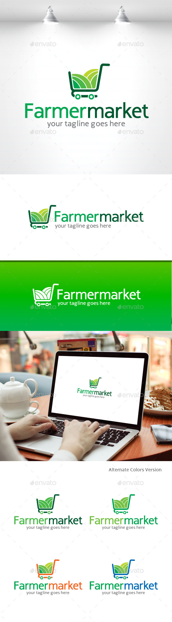 GraphicRiver Farmer Market Logo 11369581 GraphicRiver Farmer Market Logo 11369581