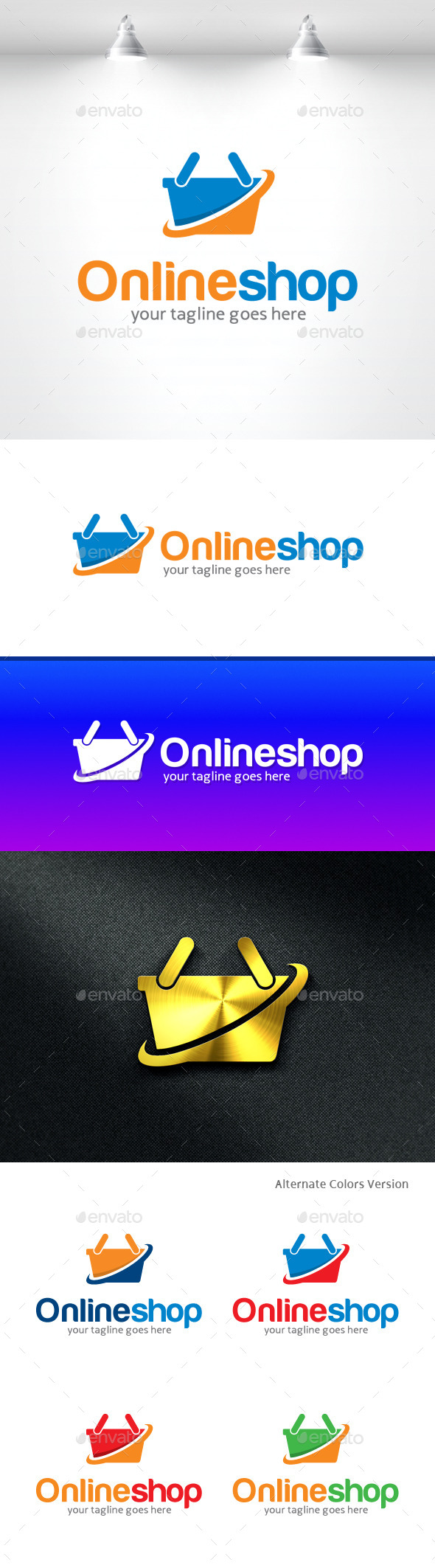 GraphicRiver Online Shop Logo 11369820 GraphicRiver Online Shop Logo 11369820